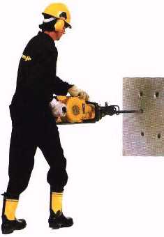 Exemple: Perforation ou dmolition  l'horizontale